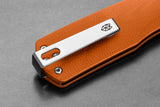 The Carter XL Knife - Orange / Stainless / G10 / Straight