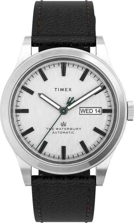 Waterbury Traditional Automatic 39mm Leather Strap Watch