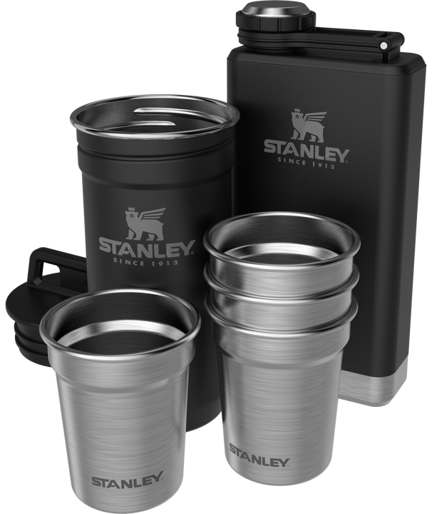 Pre-Party Shotglass & Flask Set