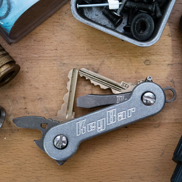 KeyBar Stonewashed Aluminum | Gallantry