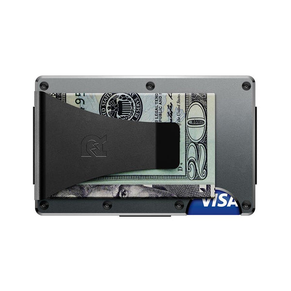 Gunmetal Aluminum RFID-Blocking Wallet