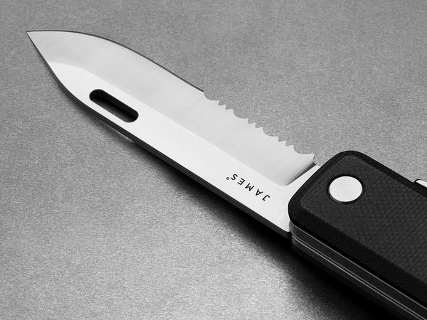 The James Brand Ellis Scissors, Black, Black, G10 pocket knife