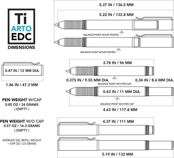 Ti arto edc pen clearance