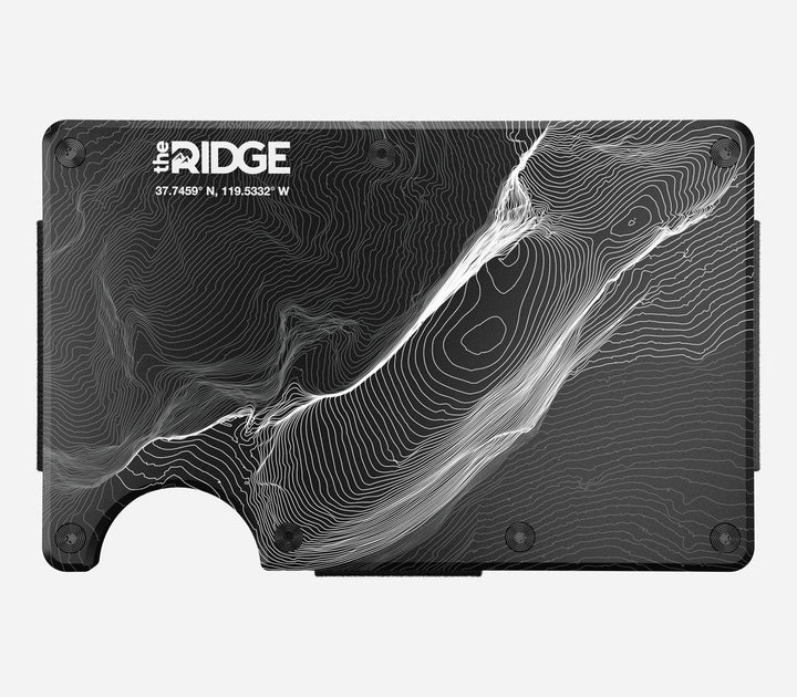 Aluminum Wallet - Topographic