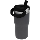 The IceFlow Flip Straw Tumbler Charcoal (STA9994002)