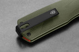 The Carter XL- OD Green / Orange / Black / G10 / Straight