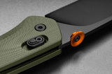 The Carter XL- OD Green / Orange / Black / G10 / Straight