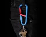 The Hardin Carabiner Cerulean/Red