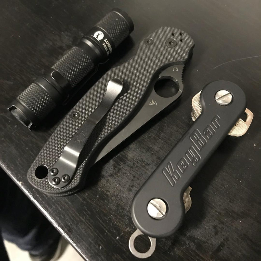 KeyBar Black Anodized Aluminum | Gallantry