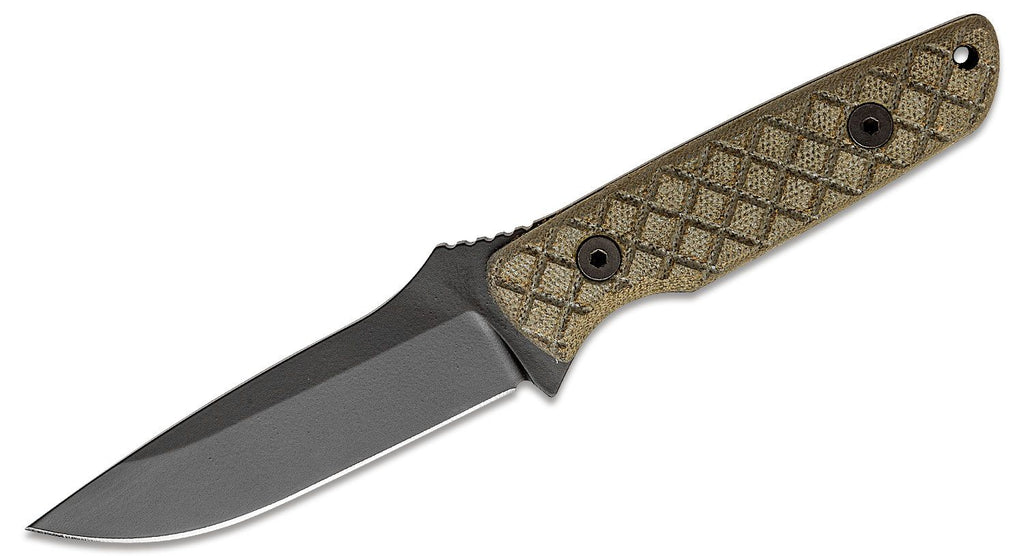 Spartan Blades Alala Fixed Blade Knife - Od Green Micarta Handle 