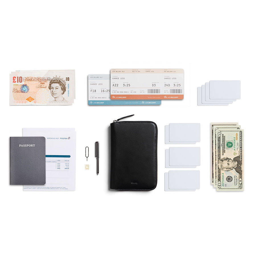 Bellroy Travel Folio - Black | Gallantry