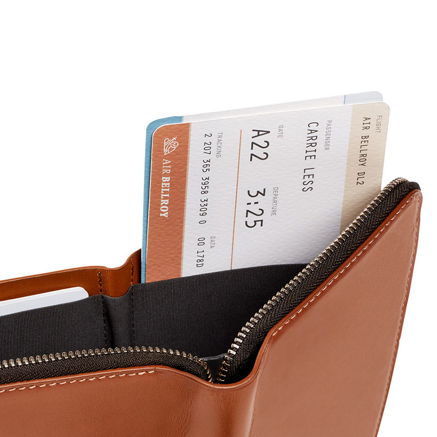 Bellroy Travel Folio Caramel Gallantry