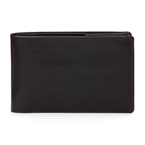 [08] ベルロイ Travel Wallet RFID保護 Black Travel Wallet: RFID保護付き レザー製 パスポートホルダー