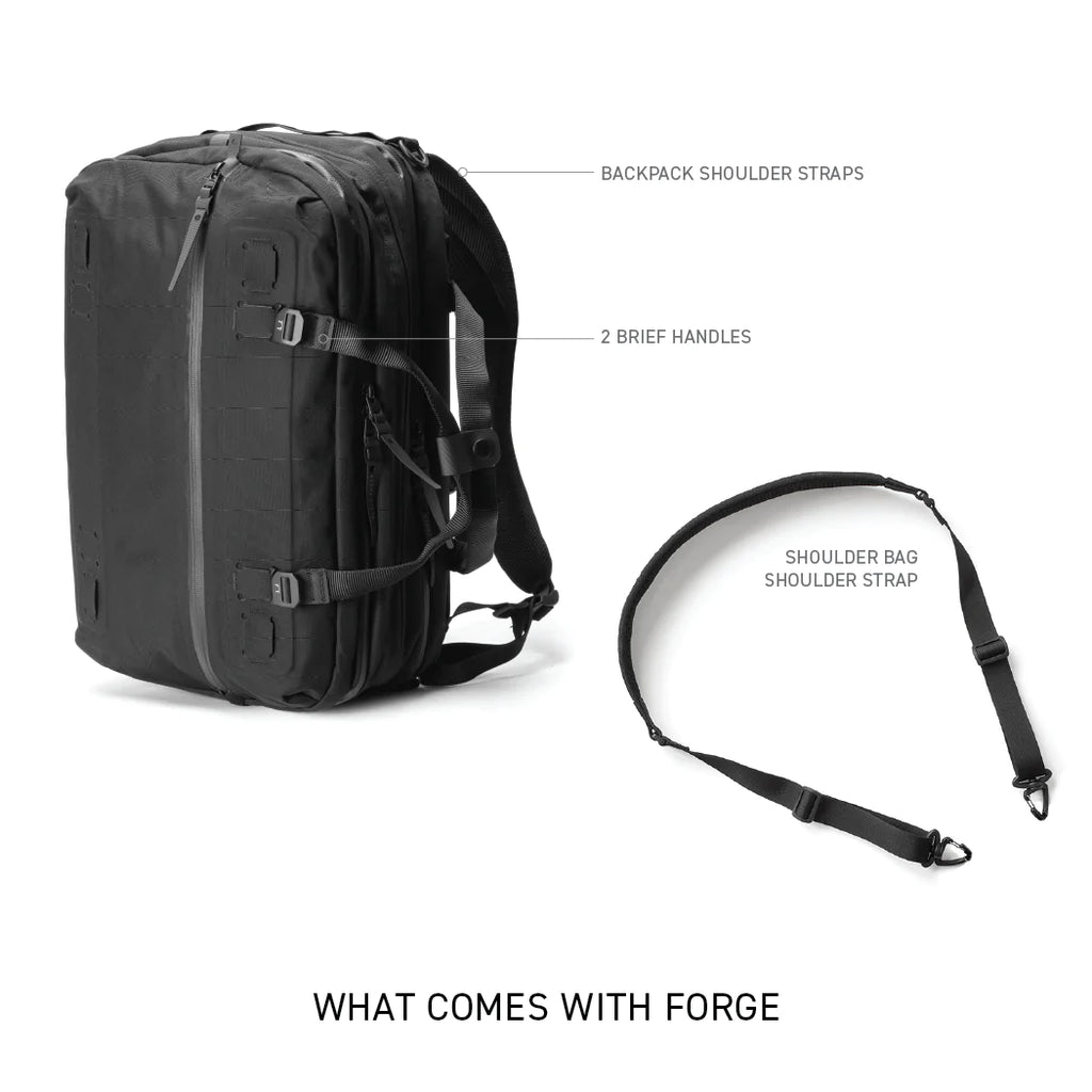 Black Ember Forge 3-Way Commuter Pack - Multicam Black | Gallantry