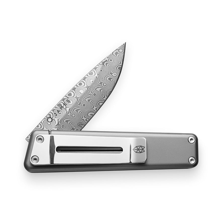 The James Brand Chapter Knife - Titanium + Damascus | Gallantry