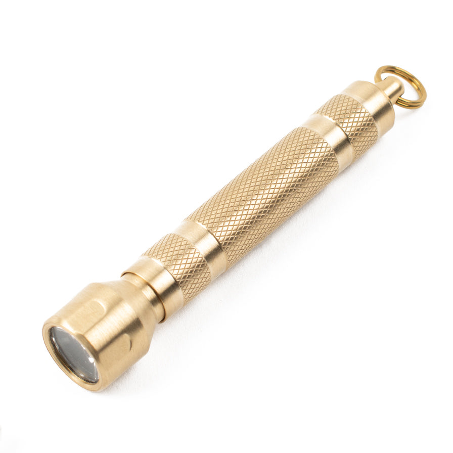 Peak LED Eiger Ultra X Flashlight - Brass | Gallantry