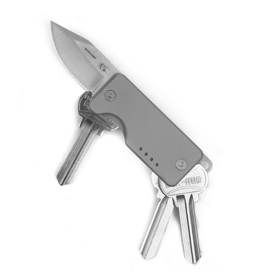 QUIETCARRY チタン　キーオーガナイザー The Shorty G2 Key Organizer (SW) - Titanium - Quiet Carry