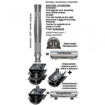 Simbatec Razolution 4EDGE Evolution - Stainless Steel | Gallantry