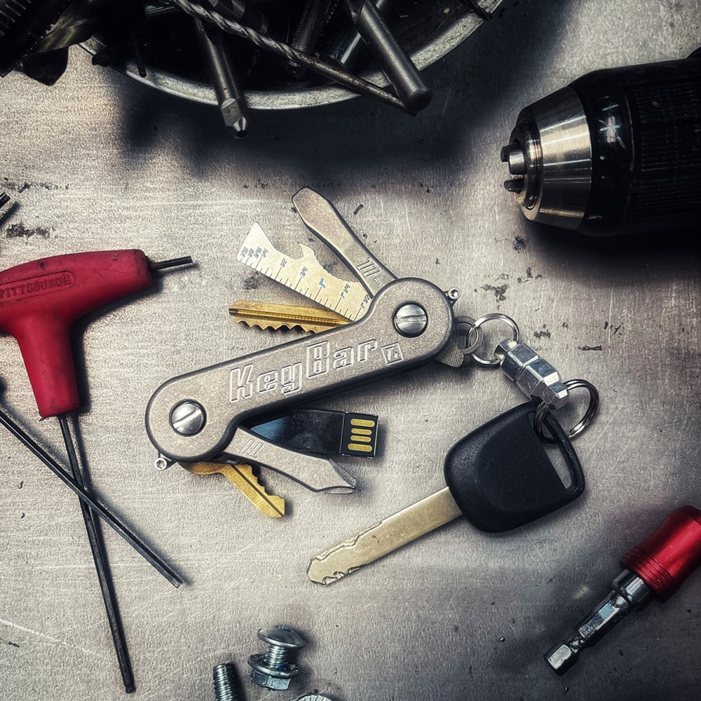 KeyBar Stonewashed Titanium | Gallantry