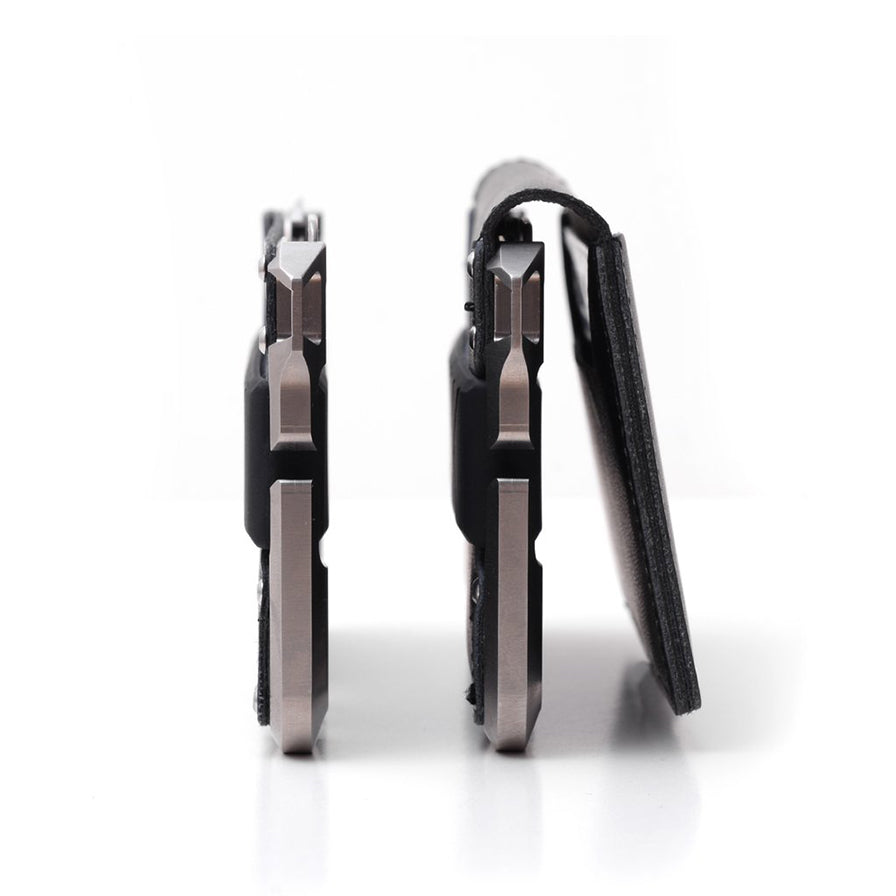 Dango T02 Titanium Tactical Wallet - Jet Black | Gallantry
