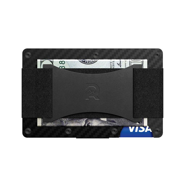 The Ridge Carbon Fiber Wallet + Cash Strap Gallantry