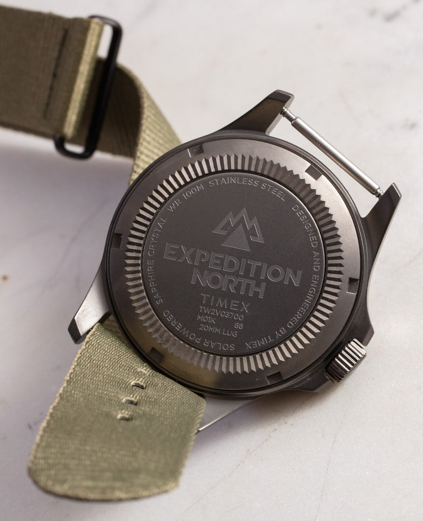 Timex Expedition North Field Post Solar 41MM Watch - Gunmetal/Green ...