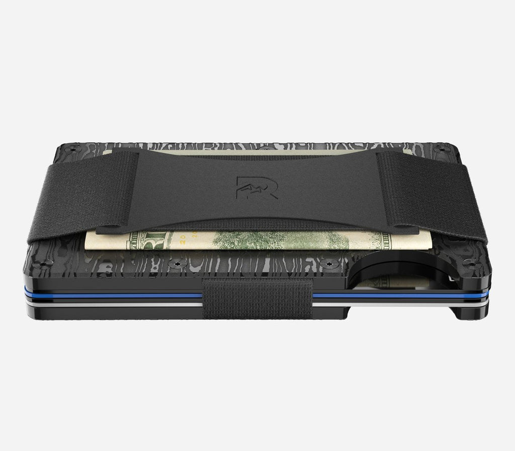 The Ridge Black Damascus Wallet Gallantry
