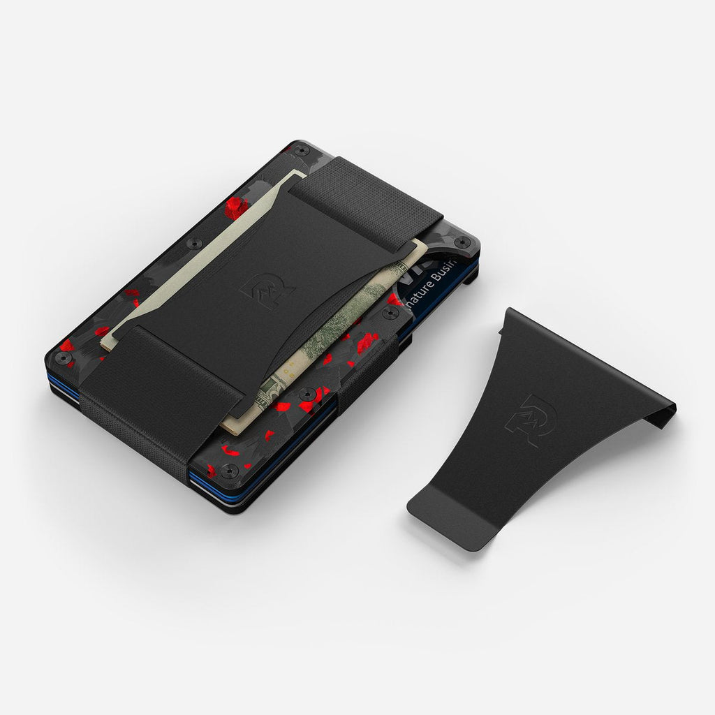 【新品未使用品】The Ridge Forged Ember The Ridge Wallet Cash Strap with Money Clip Forged Ember